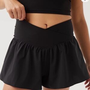 Aerie Offline Black Athletic Shorts